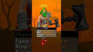 This is my PROBLEM SOLVER 😎 oldschoolrunescape osrs [upl. by Eelahs]