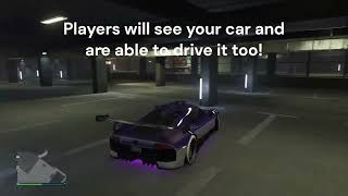 Drive cars in the CAR MEET LSCM Glitch in GTA 5 ONLINE [upl. by Lanette]