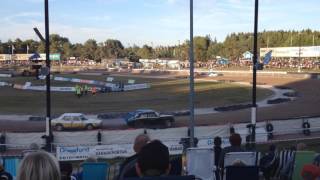 Bilspeedway i Vetlanda 2016 del 3 [upl. by Attenaj]