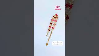 DIY bracelet Beginner beading tutorial Handmade jewelry [upl. by Ailegna]