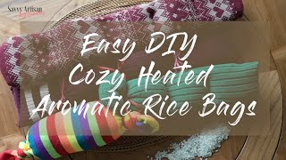 DIY Rice Heating Bags Made from Upcycling Socks and Legwarmers [upl. by Demb437]