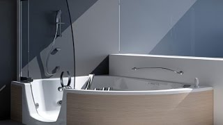 Impressive Corner Tub Shower Combo Ideas [upl. by Enilasor]