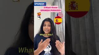 Learn Common SPANISH Phrases Instantly 🗣️✨  English to Spanish Shorts travel english [upl. by Clough557]