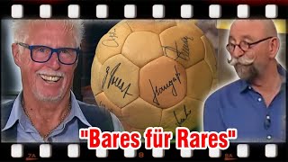 Krach bei Bares für Rares Handsignierter WM Lederball übertrifft Bares für Rares Expertise [upl. by Noved804]