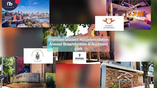 Premium nsfas accredited student Accommodation around Wits amp UJBraamfonteinAuckland park [upl. by Yrtnej]