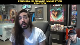 Penguinz0 Im Suing US Immigration Reaction [upl. by Gainor]