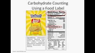 Counting Carbohydrates Using a Food Label  Diabetes Center for Children at CHOP [upl. by Einwat278]