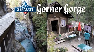 SWITZERLAND Zermatts Gorner Gorge  Gornerschlucht 4K [upl. by Jarnagin771]