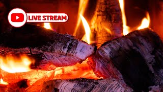 🔥 4K Fireplace with Burning Logs 247 No Music Fireplace Relaxing and Crackling Fire Sounds [upl. by Nellir]