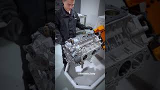 Mercedes C63156 V8 Assembly Part 2 short shorts [upl. by Gierk]