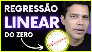 Regressão linear em segundos  Como fazer regressão linear [upl. by Atteuqal]