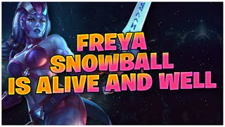 FREYA SNOWBALL IS ALIVE AND WELL S11 SMITE RANKED [upl. by Nosa]