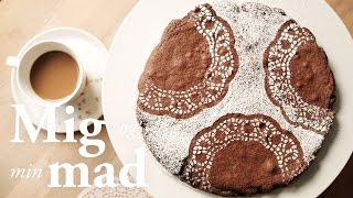 Kladdkaka chokoladekage med vaniljesukker  Frk Kræsen [upl. by Ecnedurp100]