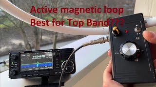 Active Magnetic loop in the city and forest Is 160m band still alive [upl. by Aubyn17]