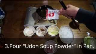 What is this Package How to Cook Nabe with quotUdon Soup Powderquot [upl. by Cran]