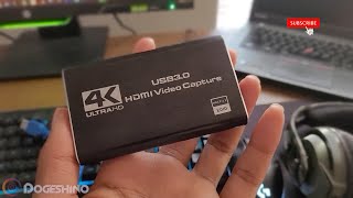 How To Setup A Capture Card Cheap 4k Capture Card [upl. by Ekul]