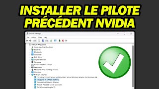 Comment Installer Le Pilote Précédent Nvidia  Comment Revenir à Lancienne Version Du Pilote Nvidia [upl. by Neirad409]