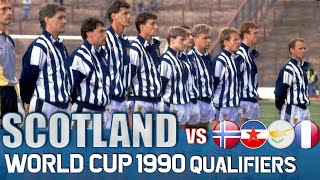 Scotland World Cup 1990 Qualification All Matches Highlights  Road to Italy [upl. by Irahcaz271]