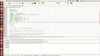 Fortran with OpenMP  004  MatrixMultiplication with Parallel do block [upl. by Yortal]