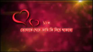 Tomake Chere Ami Ki Niye Thakbo Karaoke  Mon Mane Na  Deepa Narayan  Prosenjit  Shilpa [upl. by Llevert]