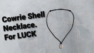 DIY Simple cowrie shell necklace For Summer 2020 [upl. by Ajup318]