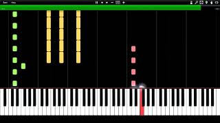 Crash Bandicoot  Slippery Climb Synthesia Piano Tutorial midi MsDaBoss7 [upl. by Okiruy]