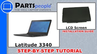 Dell Latitude 3340 LCD Screen HowTo Video Tutorial [upl. by Jarrid]