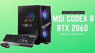 MSI Codex R 10SC002US Review Core i710700F  RTX 2060 with 16GB DDR4 Ram Combo [upl. by Etakyram]