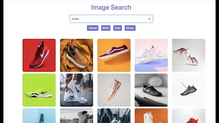 How to Build Unsplash Image Search App Using React [upl. by Lovell]