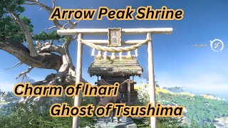 Ghost of Tsushima Arrow Peak Shrine Charm of Inari [upl. by Nore673]