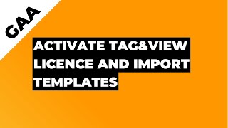 Activate Tagampview Licence and Import Templates  GAA Nacsport Tagampview Resources [upl. by Onstad]