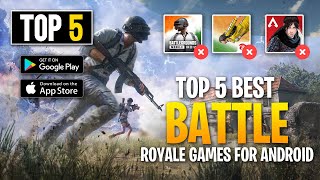 Top 5 Battle Royale Games For Mobile Like PUBG amp FREE FIRE [upl. by Anotyal325]