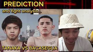 KOSIE TANAKA VS CHRISTIAN BACASEGUA PREDICTION AND FIGHT ANALYSIS [upl. by Aundrea]