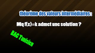 théorème des valeurs intermédiaires [upl. by Korman384]