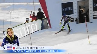 Mikaela Shiffrin  Slalom  Killington  RUN 1  2023 [upl. by Anatnahs]