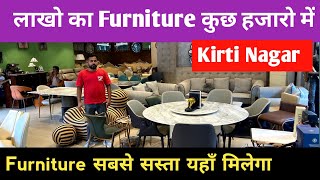 Cheapest Luxury Furniture  Stylish Sofa Bed Dining Chairs  Furniture Market Kirti Nagar Delhi [upl. by Stanwood784]