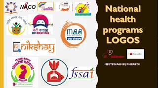 NATIONAL HEALTH PROGRAMS IN INDIA LOGOS LEARN MORE IN SHORT TIME⌚ NEETPGMEDtuber [upl. by Anh]