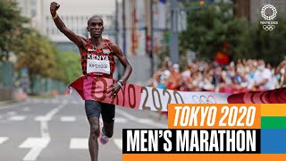 Kipchoge 🇰🇪 wins marathon gold again 🥇  Tokyo Replays [upl. by Hsur]