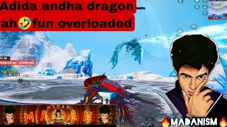 madan bro rocked dragon shocked 🤣🤣dragon eventfun overloaded 💥madanlive madanop pubgmobile [upl. by Burkhardt324]