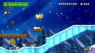 42 Cooligan Fields  Luigis Super Guide  New Super Mario Bros U [upl. by Nallad]