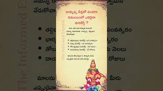 అయ్యప్ప దీక్షలో ఉండగా కుటుంబంలో ఎవరైనా మరణిస్తే  ayyappa ayyappan devotional [upl. by Lockhart]