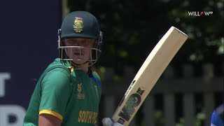 Lhuandre Pretorius 71 runs vs Sri Lanka U19  35th Match  SA19 vs SL19 [upl. by Adnowat]