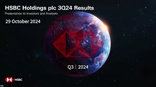 HSBC 2024 Q3 Results│滙豐控股2024財年第三季業績發佈 [upl. by Suedaht]