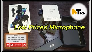 Lavalier Microphone Unboxing  Wireless Microphone Review  Microphones for Mobile [upl. by Nagrom433]