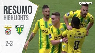 Highlights  Resumo Benfica 23 Tondela Liga 1718 32 [upl. by Eiznikam]