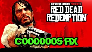 Fix Access Violation c0000005 Error In Red Dead Redemption on PC [upl. by Eilegna128]