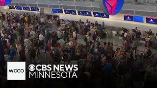 Many flights canceled delayed at MSP Airport due to global outage and other headlines [upl. by Akyeluz]