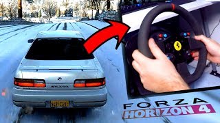 FORZA HORIZON 4 CON IL VOLANTE [upl. by Rudelson719]