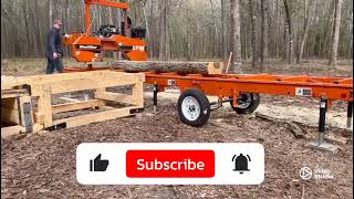 WoodMizer LT15 SAWMILL in ACTION [upl. by Grane43]