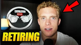 Lucas Tracy MMA has RETIRED from Youtube 😲My reaction [upl. by Eeltrebor]